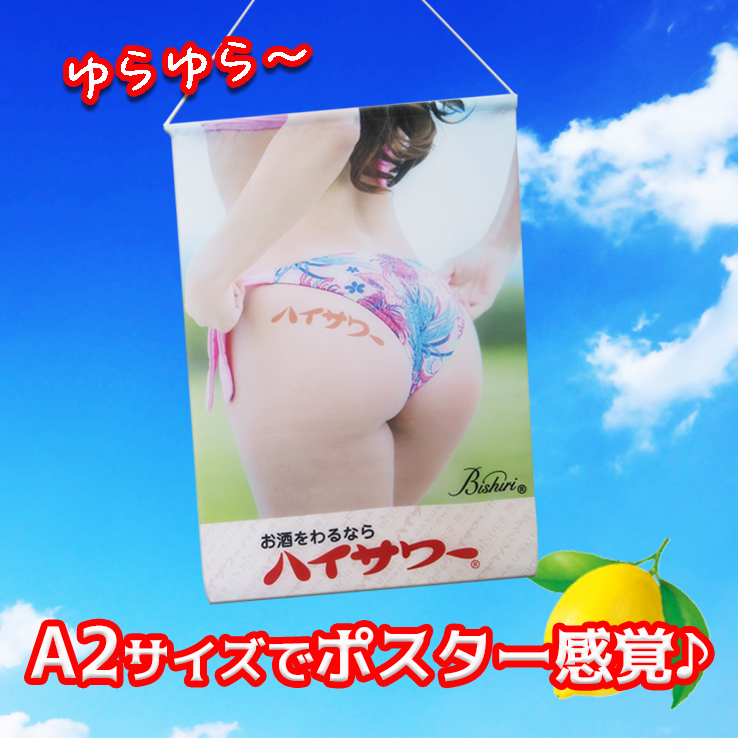 美尻ハイサワー商店 爽やか ゆらゆら美尻ビシリタペストリー 2種セット 美尻ハイサワー商店 爽やか ゆらゆら美尻ビシリタペストリー 2種セット